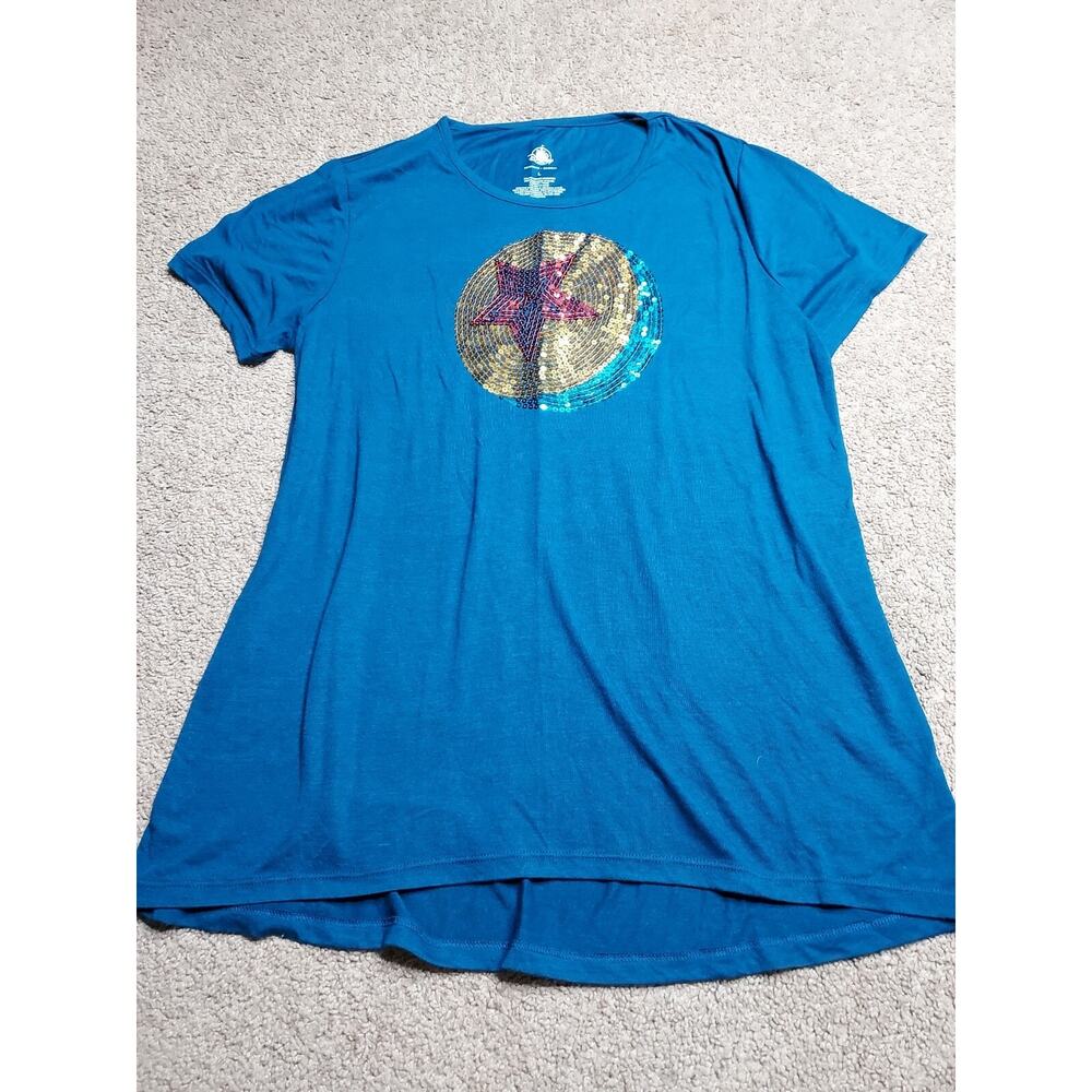 Disney Parks Authentic Toy Story Pixar Luxo Ball Sequined Women’s Top Size Large